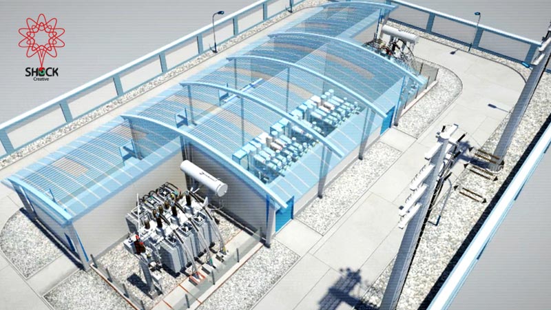 美尼康智能電網(wǎng)裝備110kV快速變電站三維宣傳動(dòng)畫(huà)